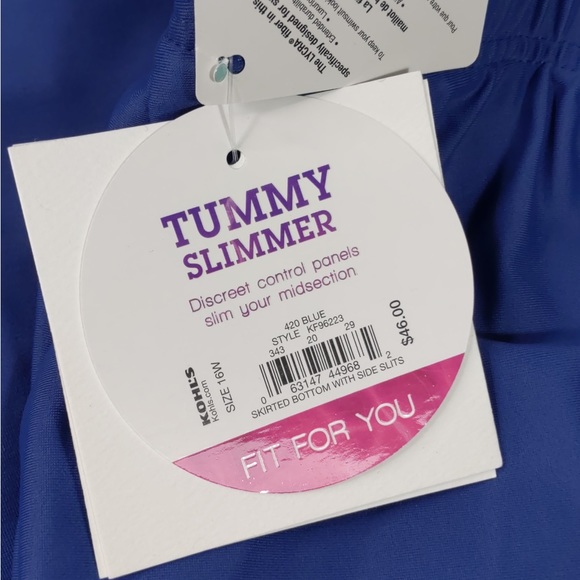 🎄 3/$35 Croft & Barrow Tummy Slimmer Skirted Swim Bottom - Picture 6 of 11